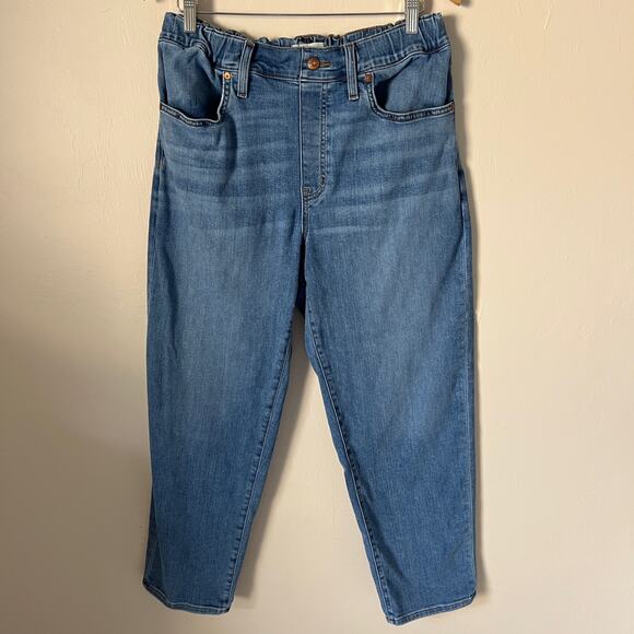 Madewell Paperbag Straight Leg Jeans Size 29 - Picture 1 of 10